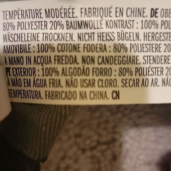 Cara Loren Camouflage Jacket with Pink Fur Collar Sz L - Picture 8 of 11